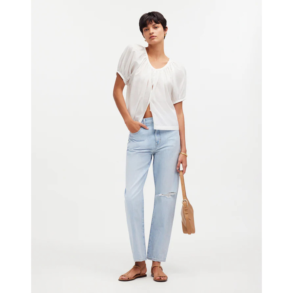 Madewell The Tall '90s Straight Crop Jean T28